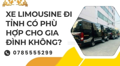 Xe limousine đi tỉnh có phù hợp cho gia đình không?