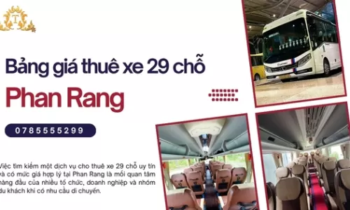 Bảng giá thuê xe 29 chỗ Phan Rang