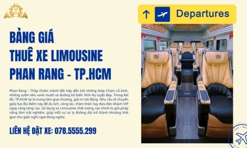 Bảng giá thuê xe Limousine Phan Rang – TP.HCM