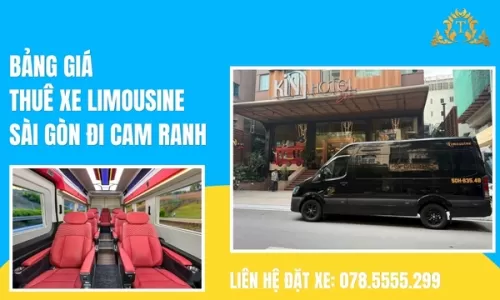 Bảng giá thuê xe Limousine Sài Gòn - Cam Ranh mới nhất