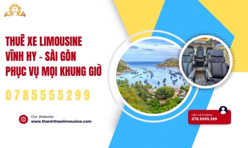 Đặt thuê xe Limousine Vĩnh Hy - Sài Gòn đơn giản
