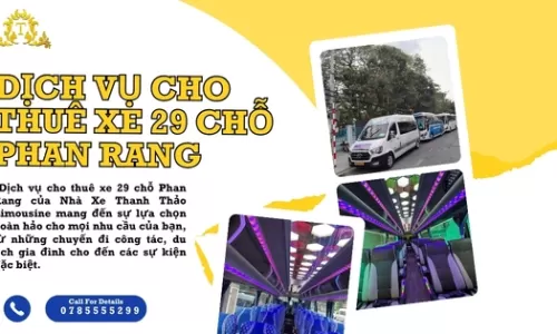 Dịch vụ cho thuê xe 29 chỗ Phan Rang