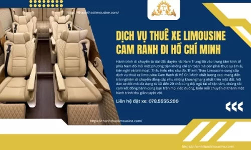 Dịch vụ thuê xe limousine Cam Ranh đi Hồ Chí Minh