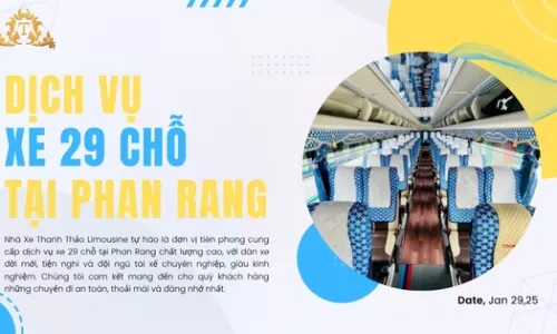 Dịch vụ xe 29 chỗ tại Phan Rang