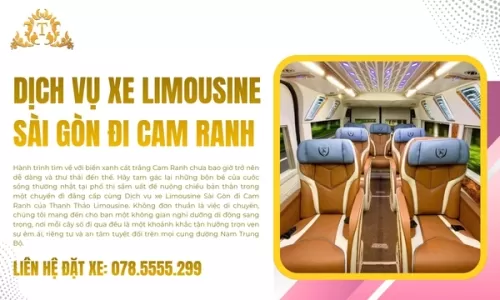 Dịch vụ xe Limousine Sài Gòn đi Cam Ranh