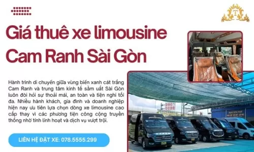 Giá thuê xe limousine Cam Ranh Sài Gòn