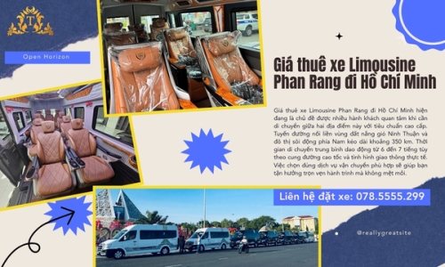 Giá thuê xe Limousine Phan Rang đi Hồ Chí Minh