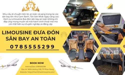 Limousine đưa đón sân bay an toàn