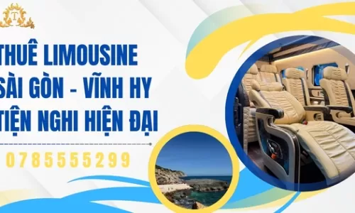 Thuê Limousine Sài Gòn – Vĩnh Hy tiện nghi hiện đại
