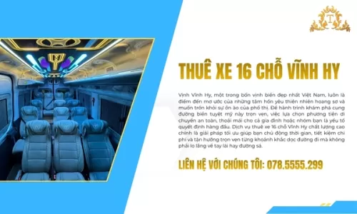 Thuê xe 16 chỗ Vĩnh Hy