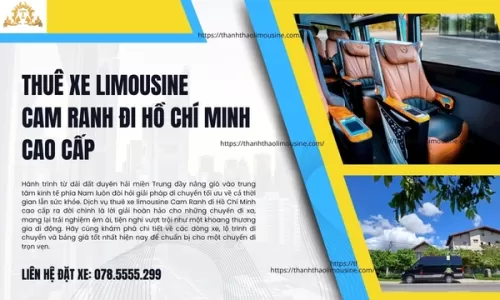 Thuê xe limousine Cam Ranh đi Hồ Chí Minh cao cấp