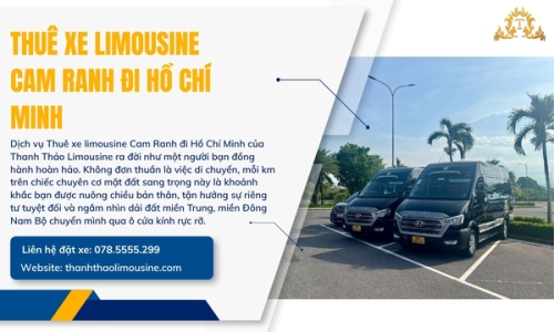 Thuê xe limousine Cam Ranh đi Hồ Chí Minh giá tốt