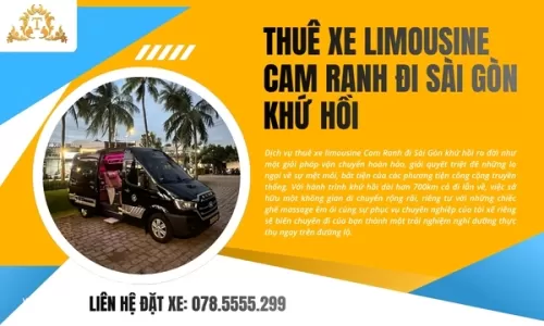 Thuê xe limousine Cam Ranh đi Sài Gòn khứ hồi