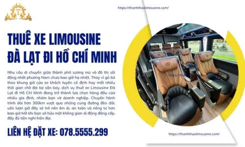 Thuê xe Limousine Đà Lạt đi Hồ Chí Minh