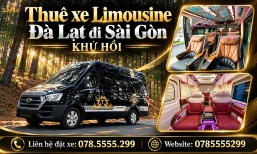Thuê xe Limousine Đà Lạt đi Sài Gòn khứ hồi