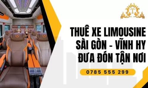 Thuê xe limousine đi Vĩnh Hy phù hợp doanh nhân