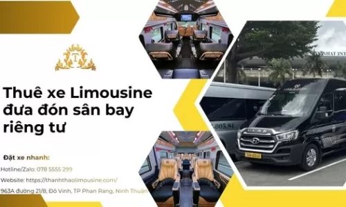 Thuê xe Limousine đưa đón sân bay riêng tư