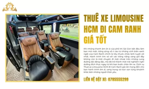 Thuê xe Limousine HCM đi Cam Ranh giá tốt