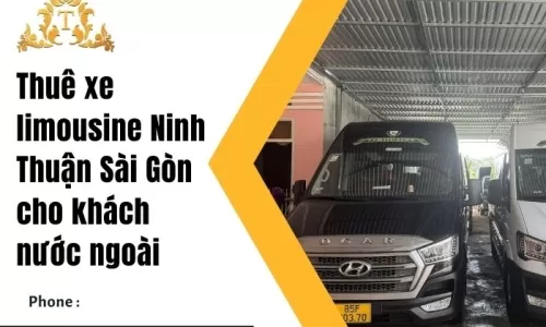 Thuê xe limousine Ninh Thuận Sài Gòn cho khách nước ngoài