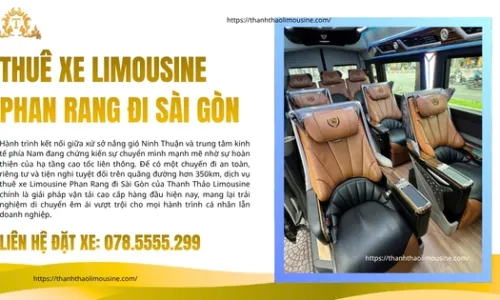 Thuê xe Limousine Phan Rang đi Sài Gòn