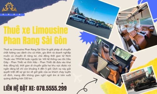 Thuê xe Limousine Phan Rang Sài Gòn