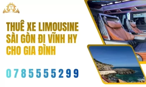 Thuê xe Limousine Sài Gòn đi Vĩnh Hy cho gia đình