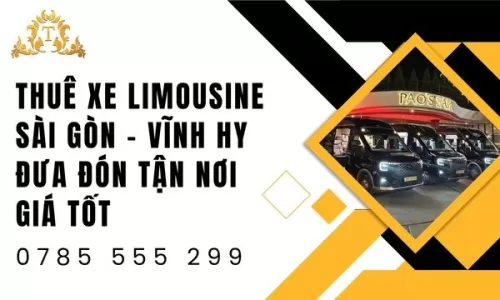 Thuê xe limousine Sài Gòn – Vĩnh Hy đưa đón tận nơi giá tốt