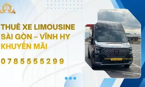Thuê xe Limousine Sài Gòn – Vĩnh Hy khuyến mãi