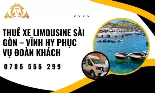 Thuê xe limousine Sài Gòn – Vĩnh Hy phục vụ đoàn khách
