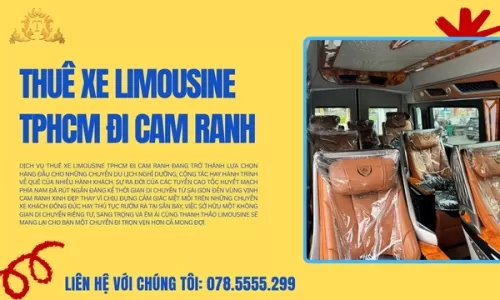 Thuê xe Limousine TPHCM đi Cam Ranh