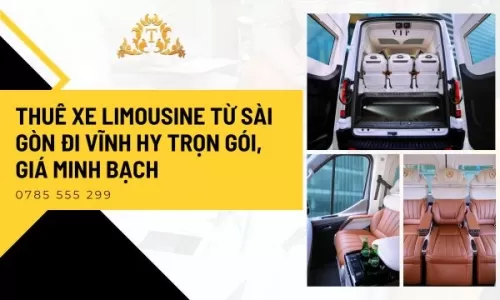 Thuê xe limousine từ Sài Gòn đi Vĩnh Hy trọn gói, giá minh bạch