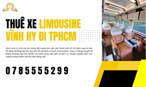 Thuê xe Limousine Vĩnh Hy đi TPHCM
