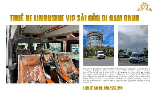 Thuê xe Limousine VIP Sài Gòn đi Cam Ranh
