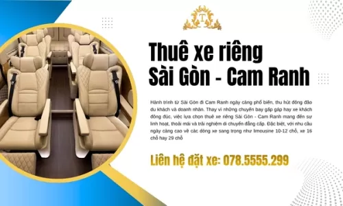 Thuê xe riêng Sài Gòn - Cam Ranh