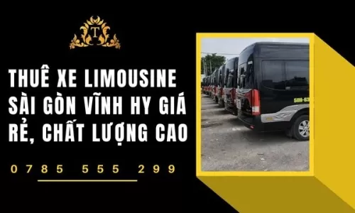 Thuê xe limousine Sài Gòn Vĩnh Hy giá rẻ, chất lượng cao