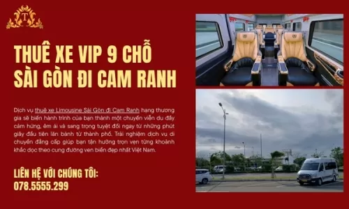 Thuê xe VIP 9 chỗ Sài Gòn đi Cam Ranh