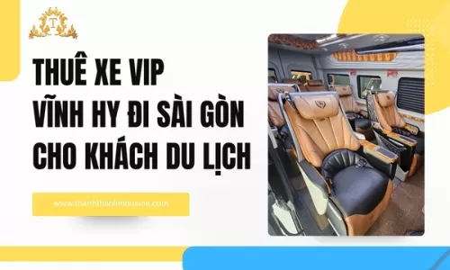 Thuê xe VIP Vĩnh Hy đi Sài Gòn cho khách du lịch