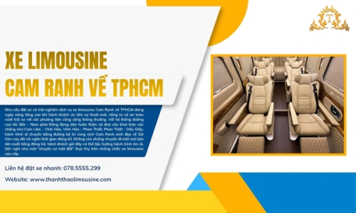 Xe limousine Cam Ranh về TPHCM