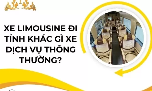 Xe limousine đi tỉnh khác gì xe dịch vụ thông thường?