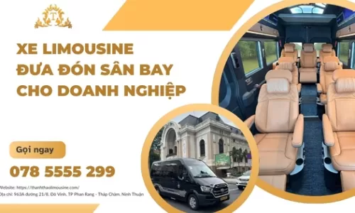 Xe limousine đưa đón sân bay cho doanh nghiệp