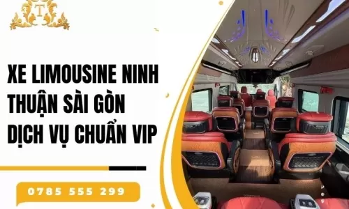 Xe limousine Ninh Thuận Sài Gòn dịch vụ chuẩn VIP
