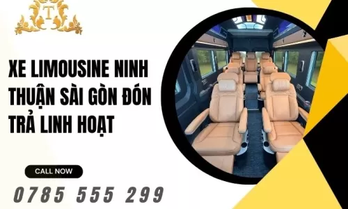 Xe limousine Ninh Thuận Sài Gòn đón trả linh hoạt