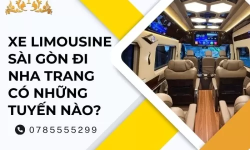 Xe limousine Sài Gòn đi Nha Trang có những tuyến nào?