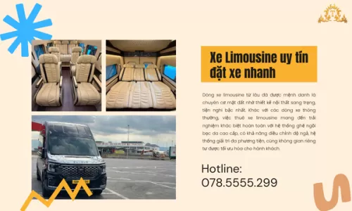 Xe limousine uy tín đặt xe nhanh