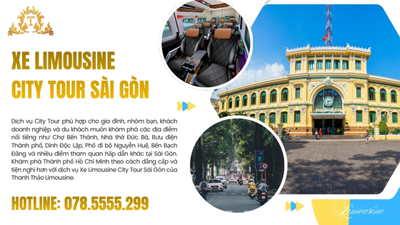 Xe Limousine City Tour Sài Gòn
