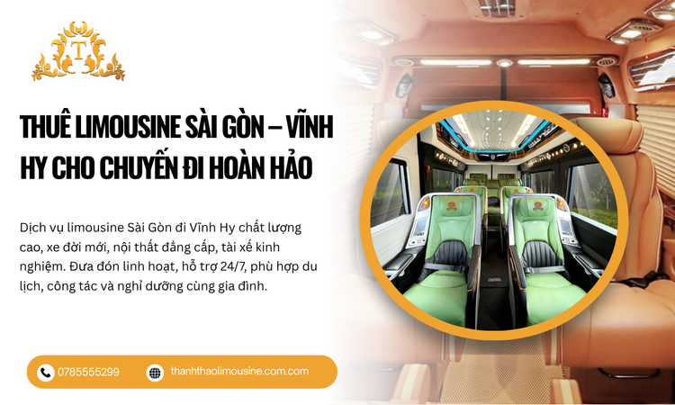 Thuê Limousine Sài Gòn – Vĩnh Hy Cho Chuyến Đi Hoàn Hảo