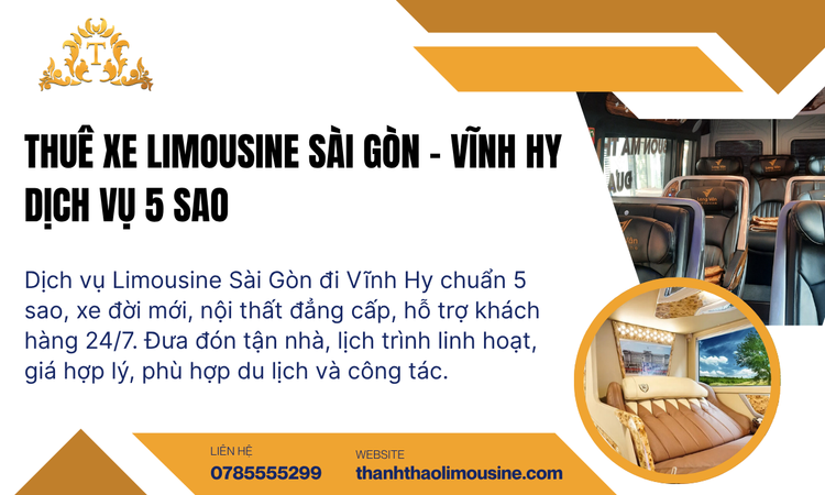 Thuê Xe Limousine Sài Gòn – Vĩnh Hy 