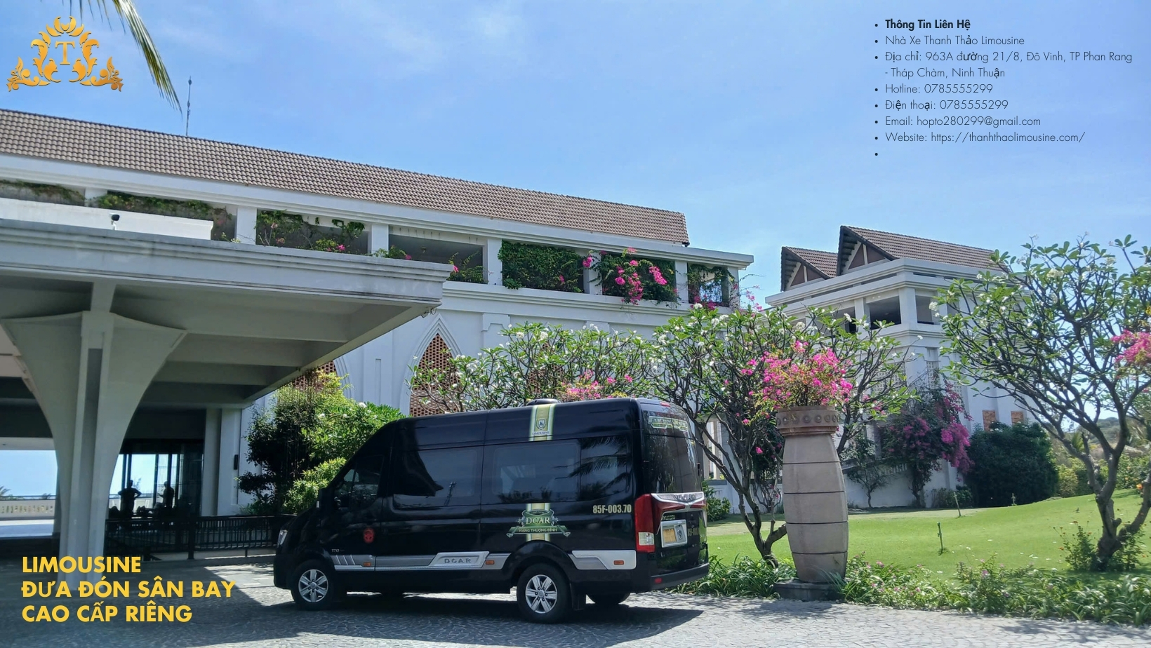 Limousine đưa đón sân bay cao cấp riêng