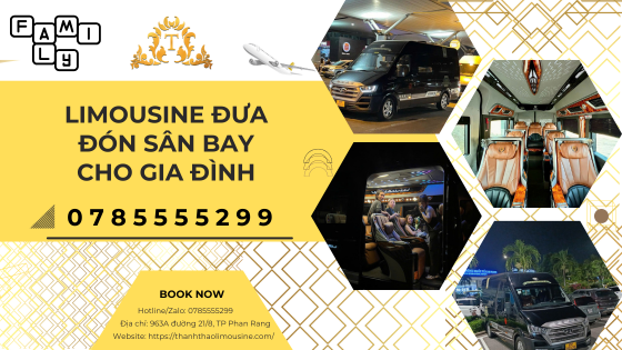 Limousine đưa đón sân bay cho gia đình