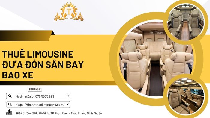 Thuê Limousine đưa đón sân bay bao xe